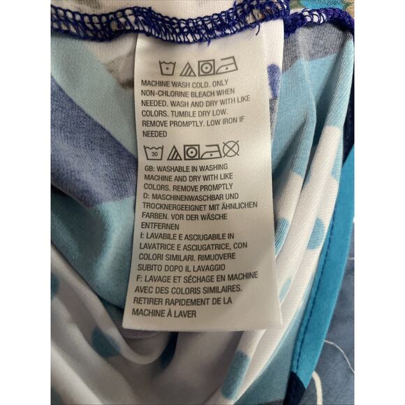 Susan Graver Maxi Dress 2X - V-neck, Sleeveless - Beautiful Colors & Pattern - Picture 8 of 10